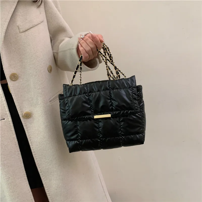 Cwatcun Oxford Shoulder Bag Women's Black/Silver/Gold-5