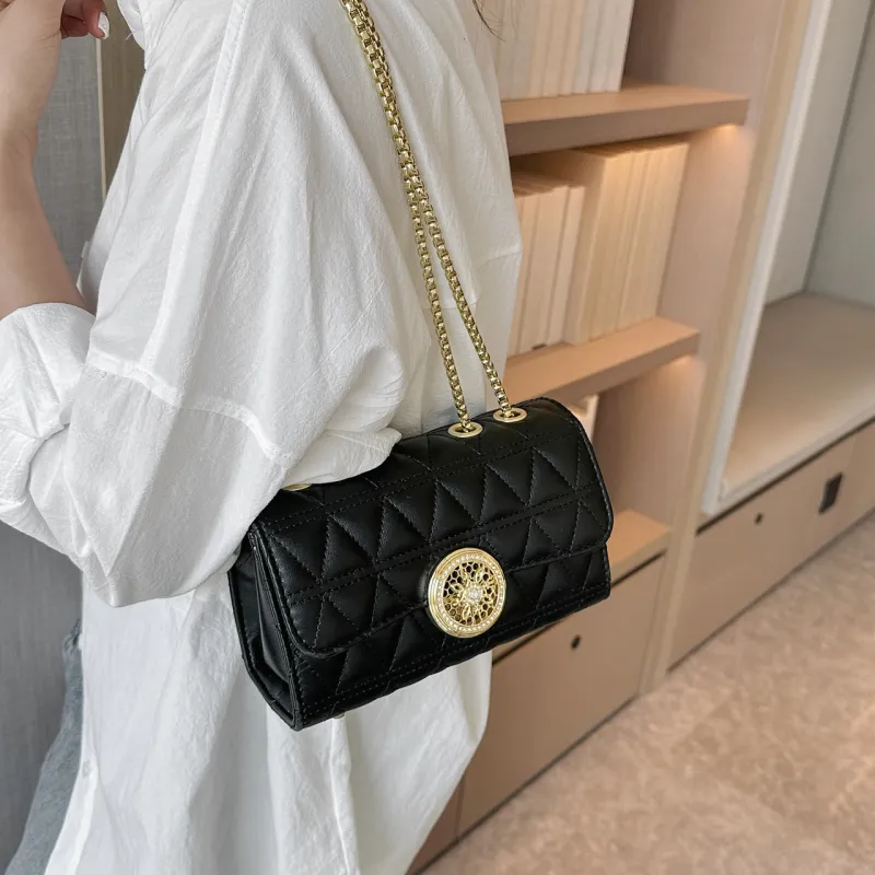 Cwatcun PU Shoulder Bag Crossbody Bag Regular Women's White/Black-12