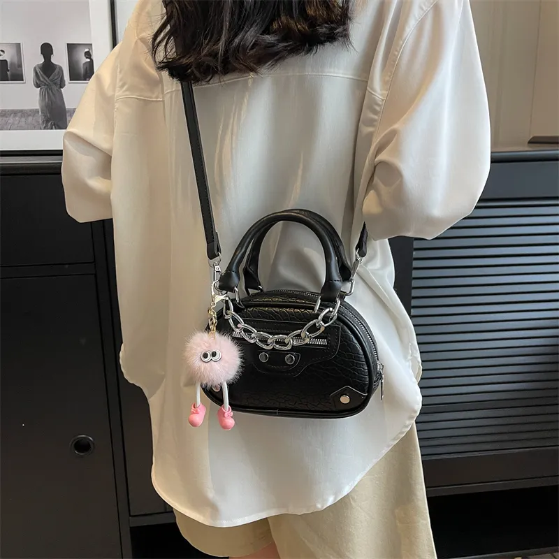 Rainbow Girl PU One Shoulder Handbag Regular Women's White/Black/Pink/Beige/Yellow-8