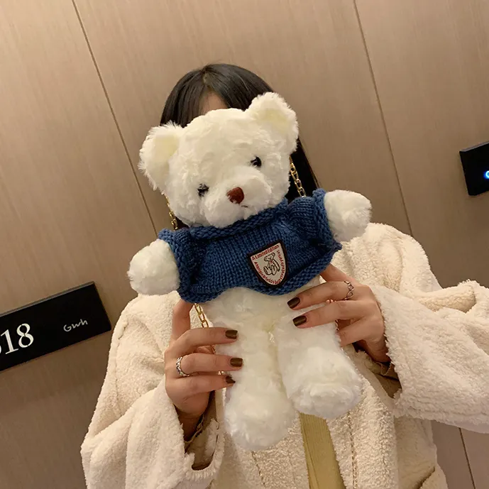 Cwatcun Plush Handbag Crossbody Bag Regular Unisex-17