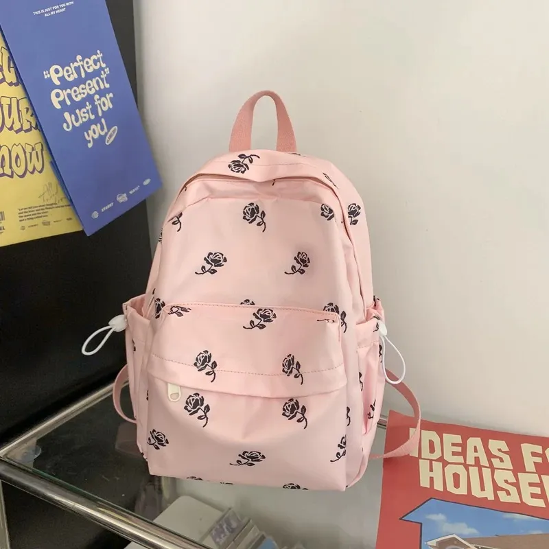 Cwatcun Nylon Backpack Regular Women's Multicolor-3