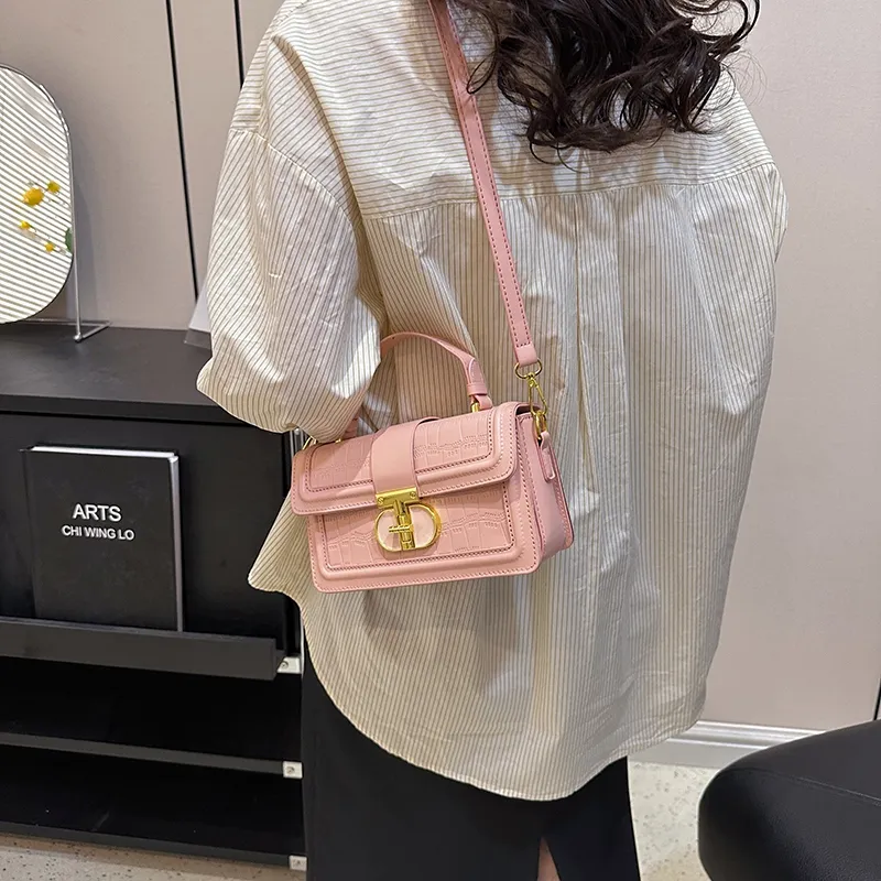 Cwatcun PU One Shoulder Handbags Regular Women's Pink/Red/Brown/White/Black-3