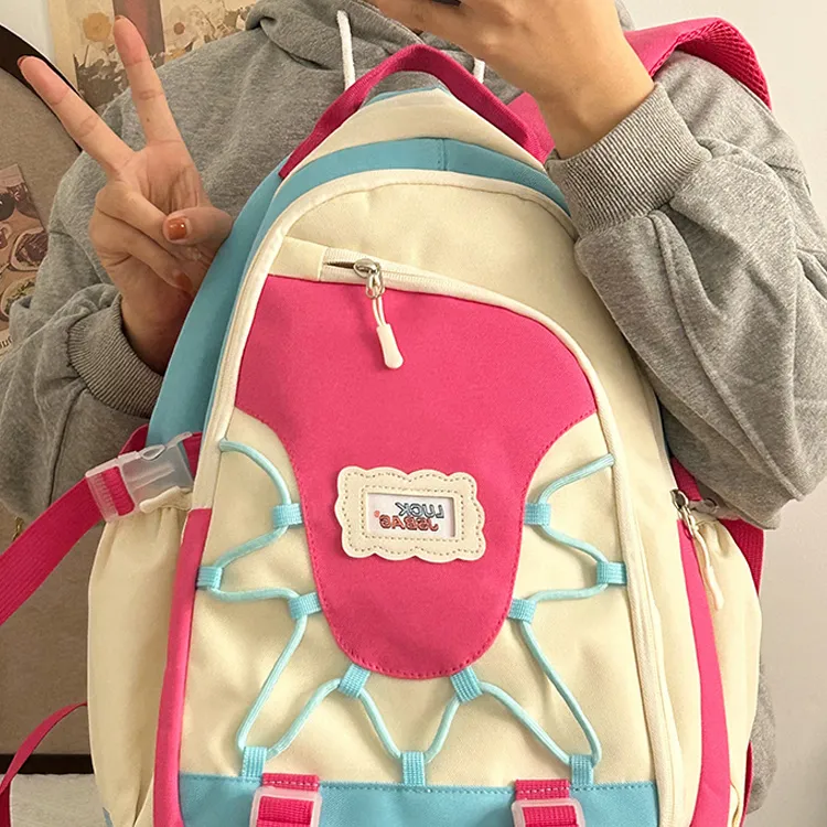 Cwatcun Nylon Backpack Regular Women's Multicolor-7