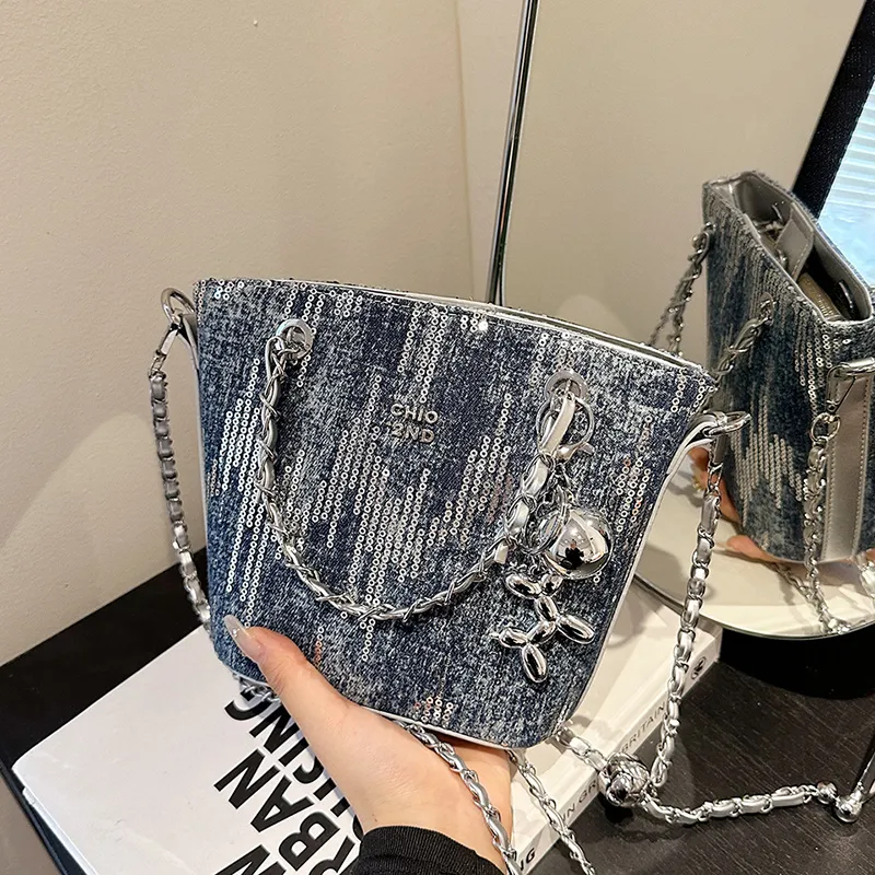 Cwatcun PU Shoulder Bag Women's Light Blue/Black/Dark Blue/Light Blue/Black/Dark Blue/Dark Blue/Sky Blue/Light Blue-10