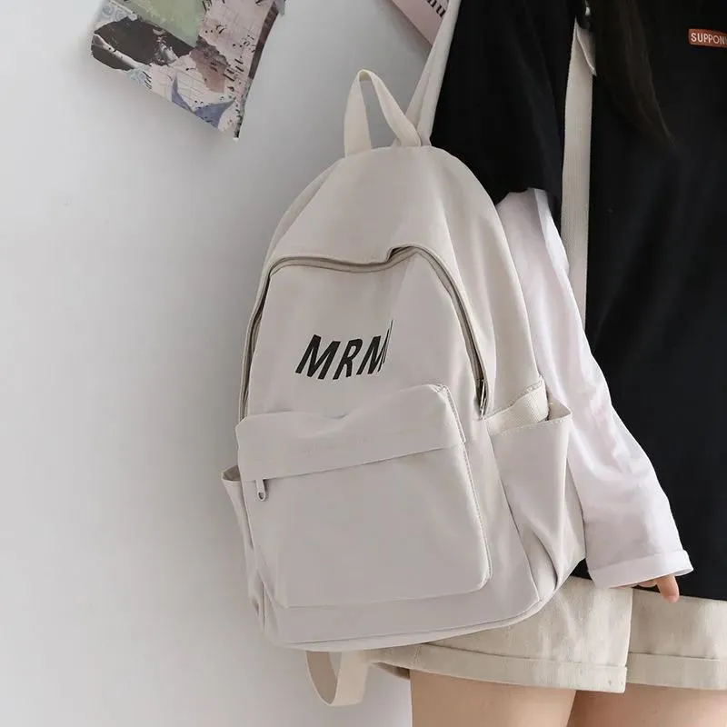 Cwatcun Nylon Backpack Regular Unisex Blue/Black/White-11