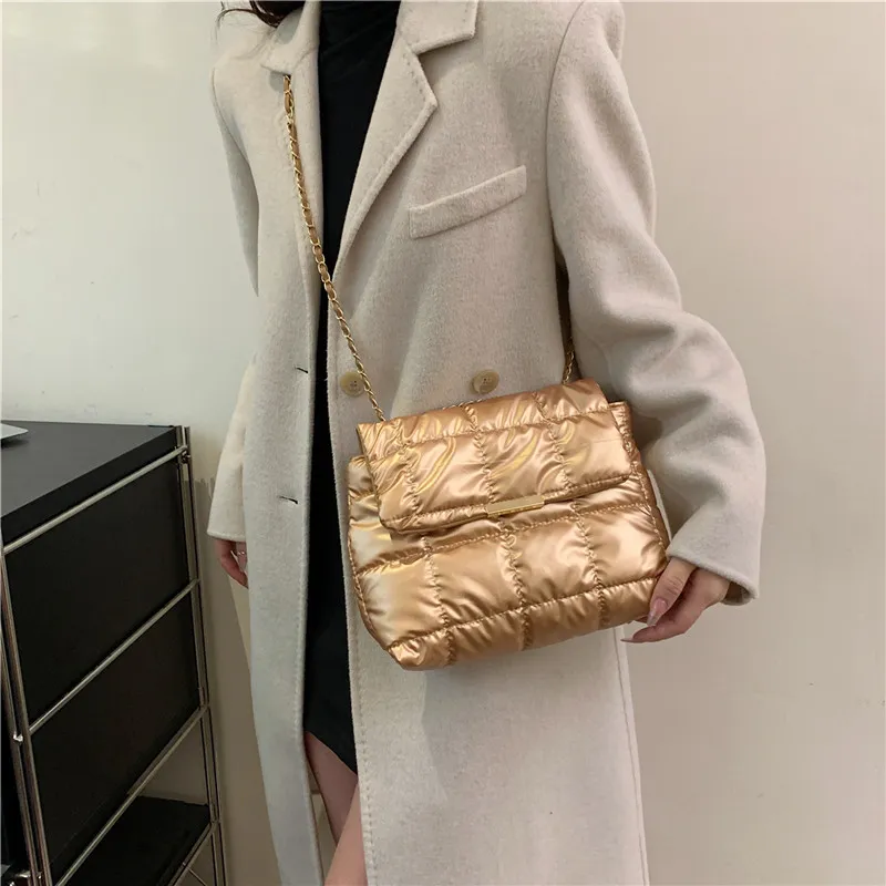 Cwatcun Oxford Shoulder Bag Women's Black/Silver/Gold-11