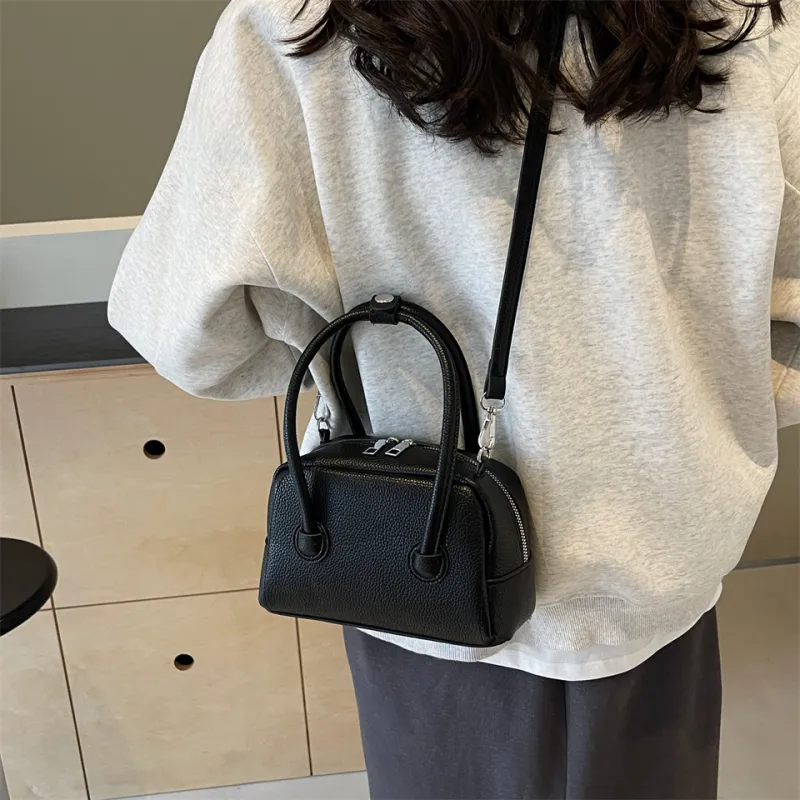 Cwatcun PU One Shoulder Handbag, Crossbody Bag Regular Women's White/Sky Blue/Yellow/Black/Pink-26