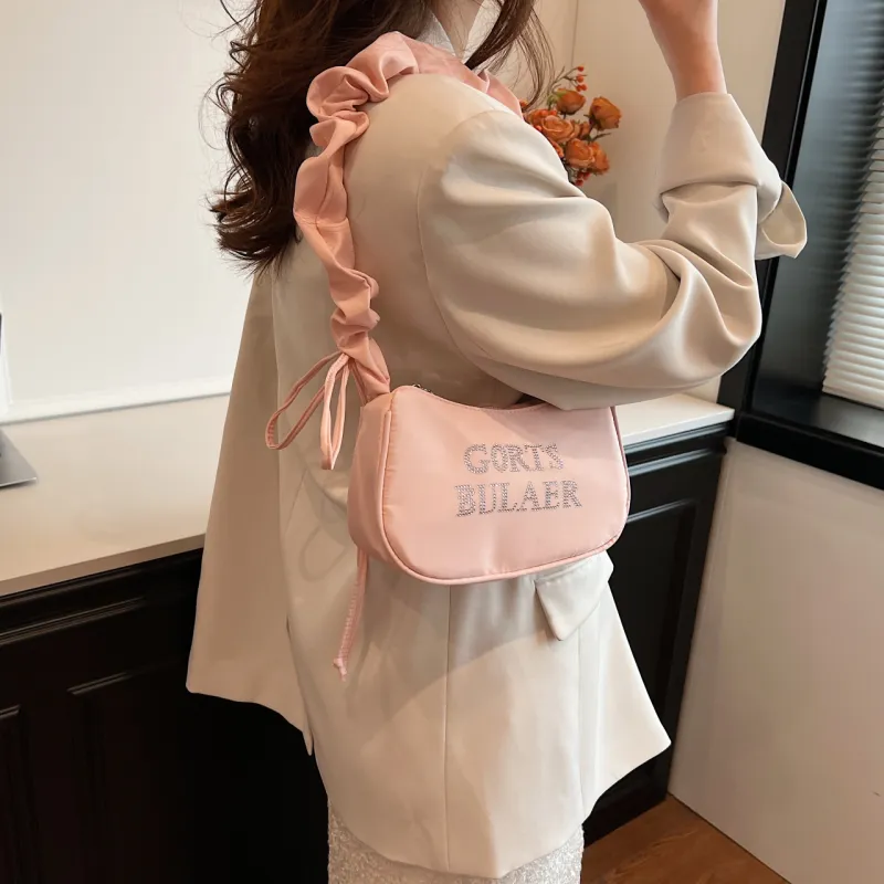 Cwatcun Canvas Bag Crossbody Bag Women's Pink/Apricot White/Blue-2