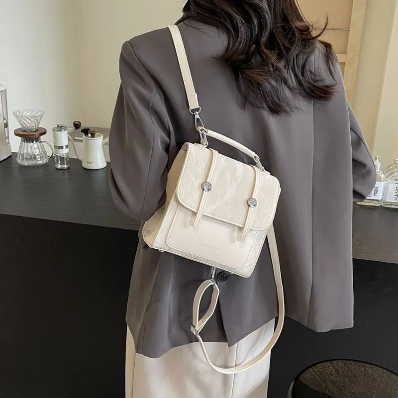 Cwatcun PU Backpack Regular Women's Silver/Black/Pink/Beige-29