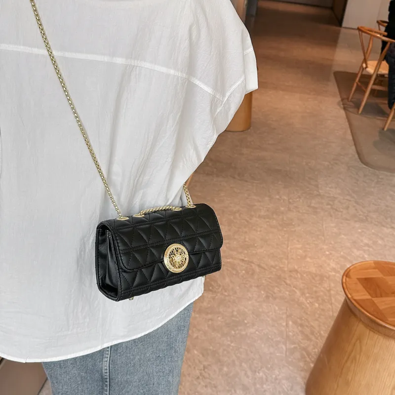 Cwatcun PU Shoulder Bag Crossbody Bag Regular Women's White/Black-11