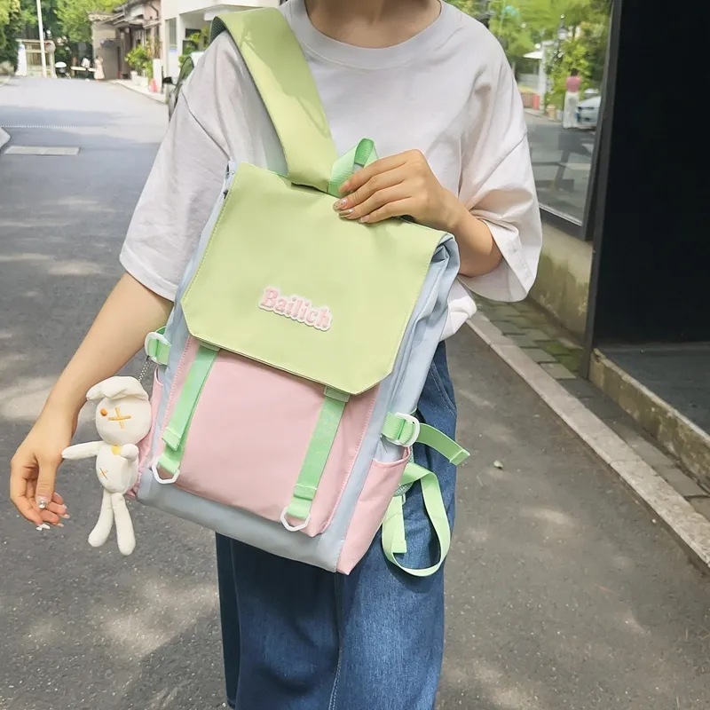 Cwatcun Nylon Backpack Women's Multicolor-10