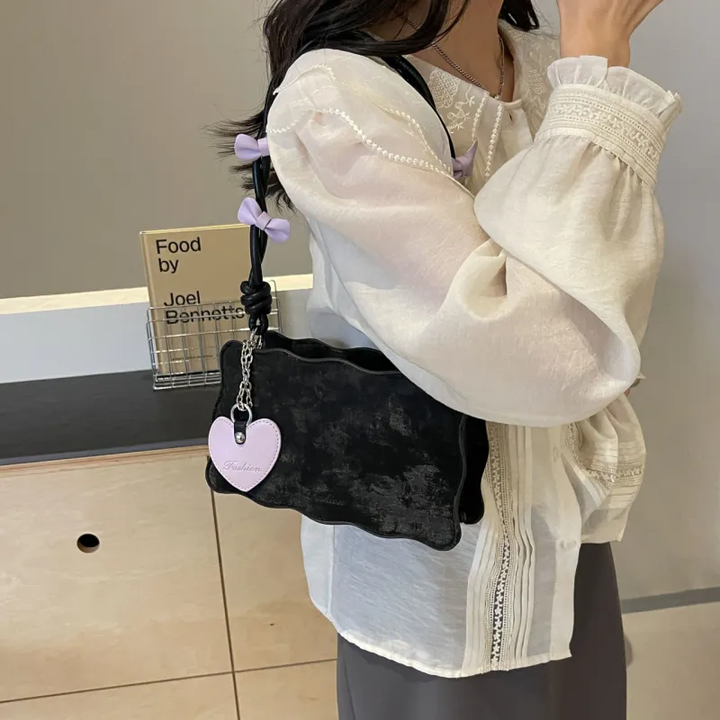 Cwatcun PU Handbag, Shoulder Bag Regular Women's Silver/Pink/Green/White/Black-33