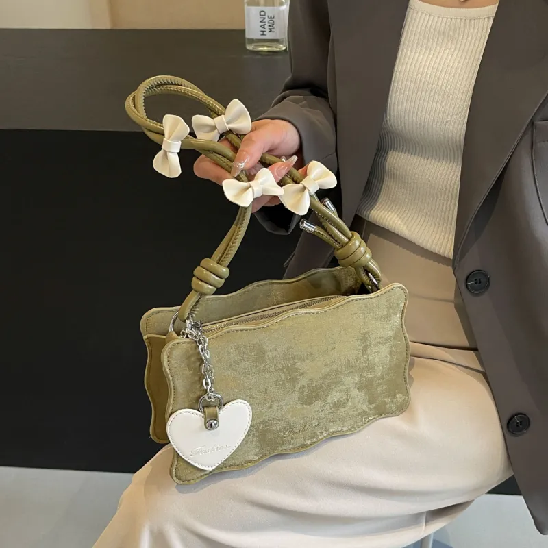 Cwatcun PU Handbag, Shoulder Bag Regular Women's Silver/Pink/Green/White/Black-17