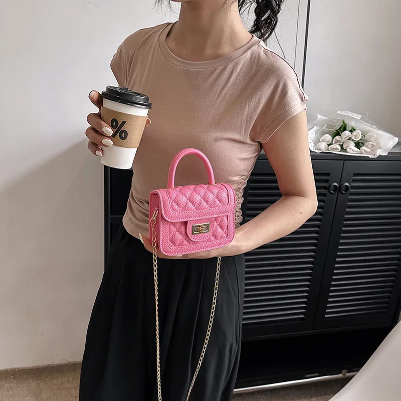 Cwatcun PU One Shoulder Handbag Women's Black/Yellow/Rose Red/Red/Brown/Green-6