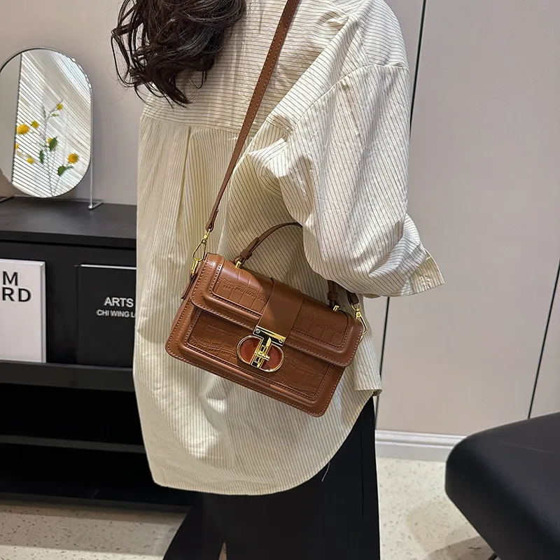 Cwatcun PU One Shoulder Handbags Regular Women's Pink/Red/Brown/White/Black-11