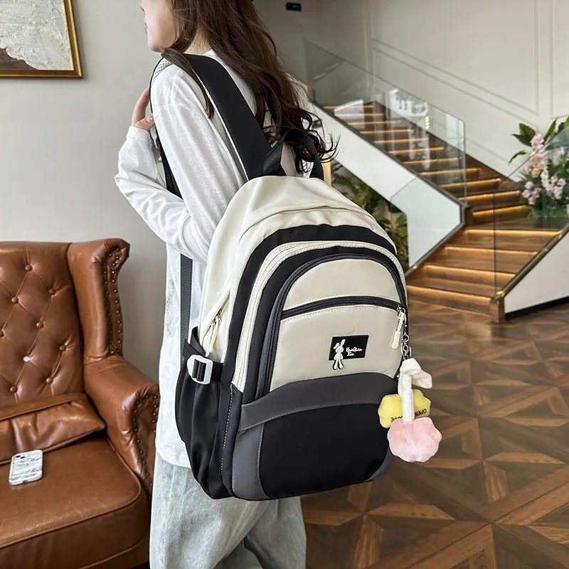Cwatcun Nylon Backpack Women's Multicolor-5