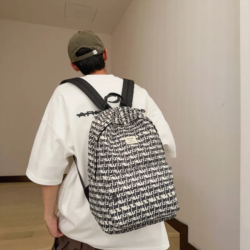 Cwatcun Nylon Backpack Unisex Multicolor-8