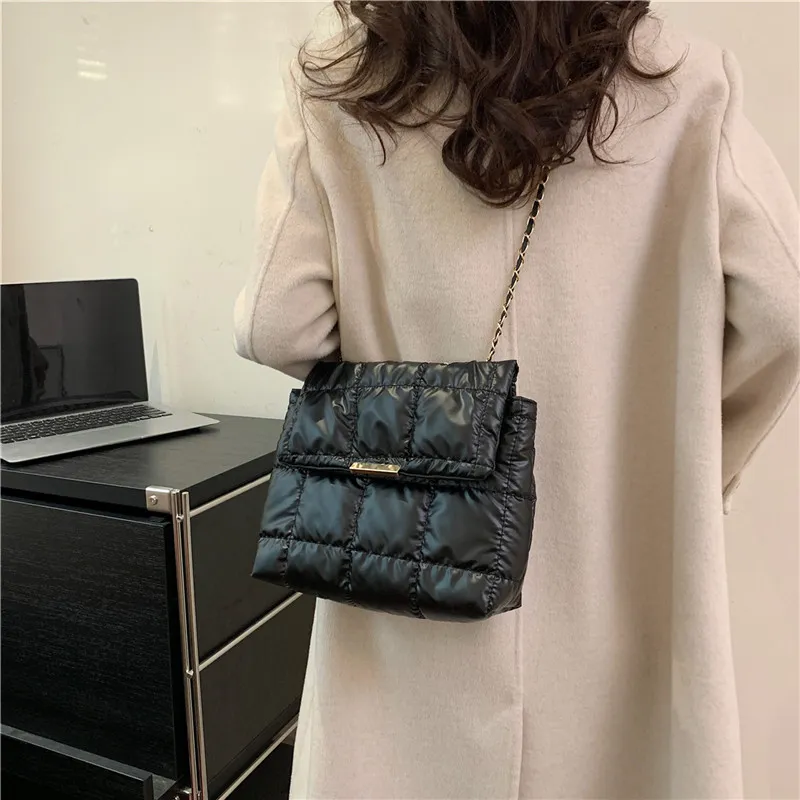 Cwatcun Oxford Shoulder Bag Women's Black/Silver/Gold-1