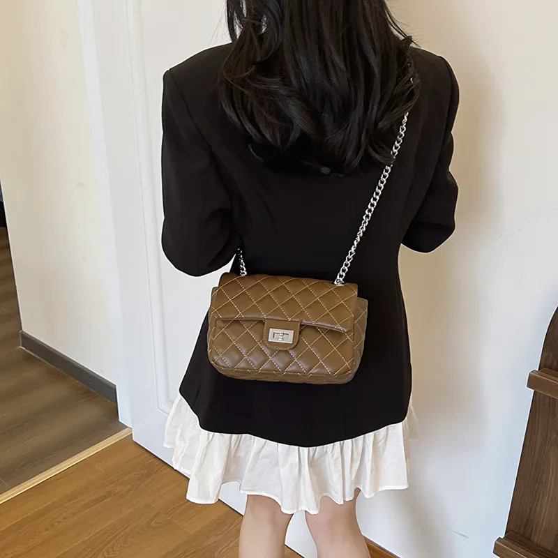 Cwatcun PU Crossbody Bag Women's White/Pink/Beige/Black/Brown/Coffee-16