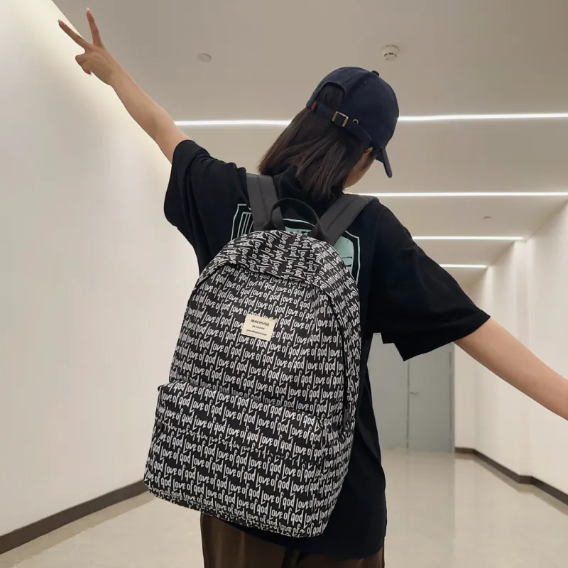 Cwatcun Nylon Backpack Unisex Multicolor-5