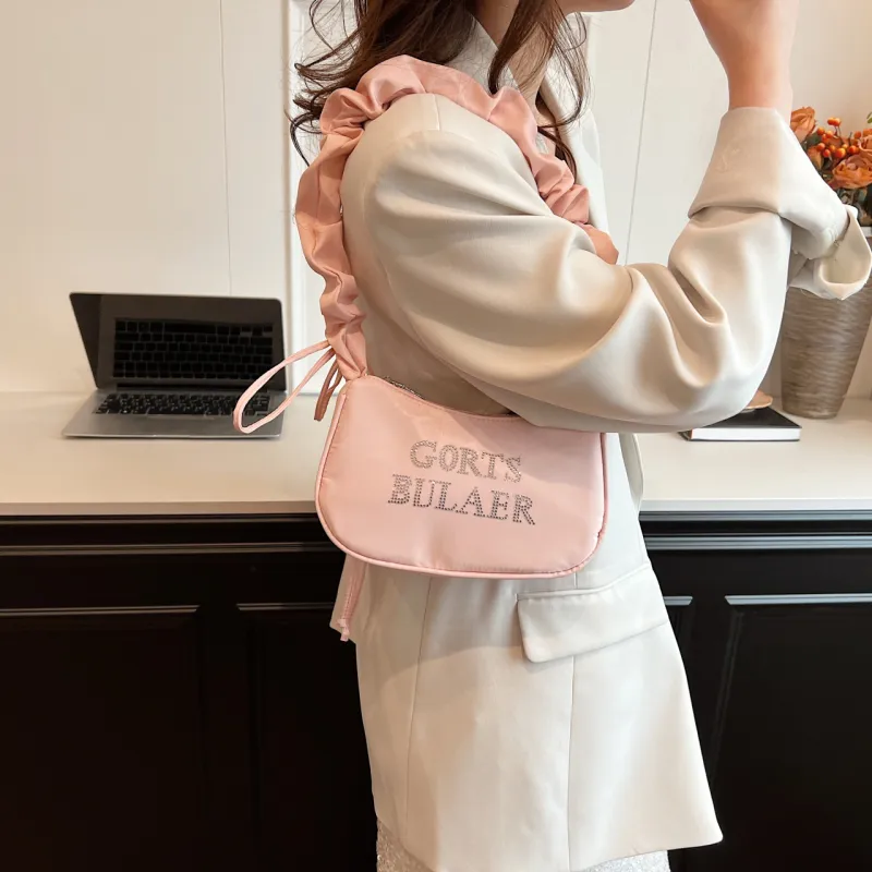 Cwatcun Canvas Bag Crossbody Bag Women's Pink/Apricot White/Blue-3