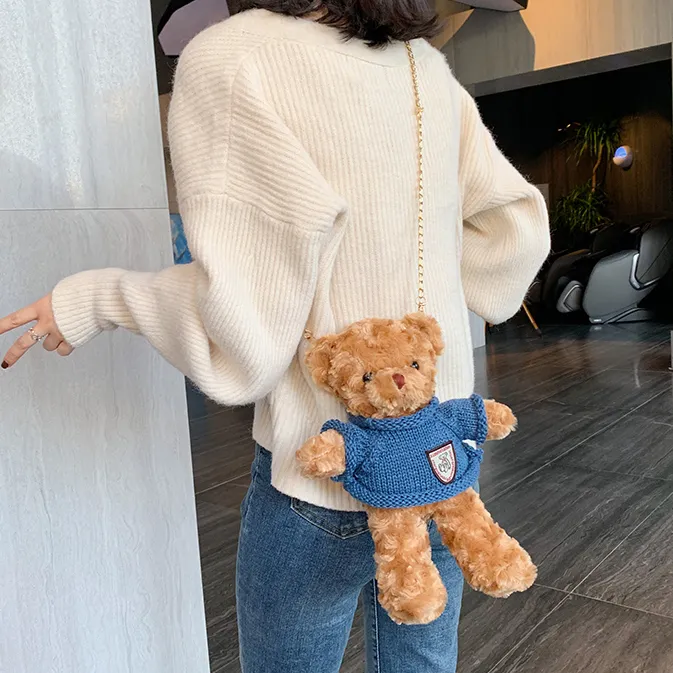 Cwatcun Plush Handbag Crossbody Bag Regular Unisex-1