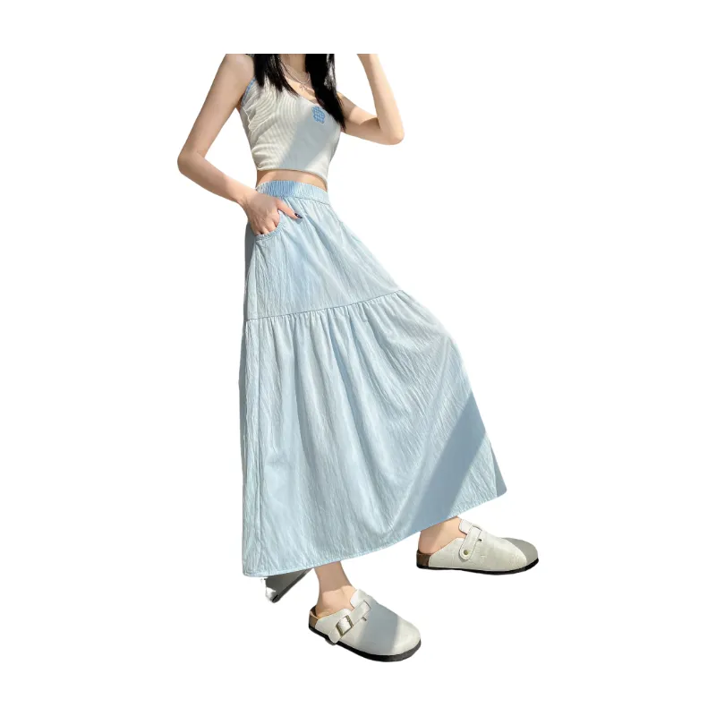 7 SEVFUN Casual Long Skirt Women's-9
