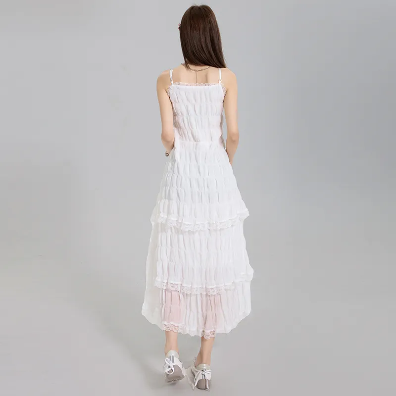 7 SEVFUN Slip Dresses Women's White-1