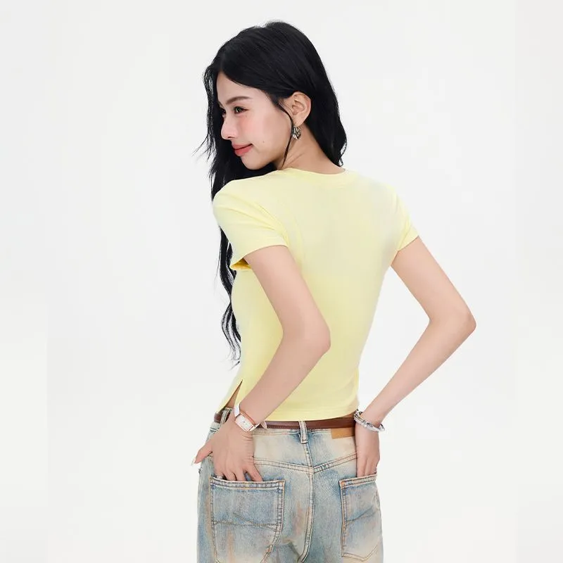 7 SEVFUN Set in Sleeve T Shirt Women's-4
