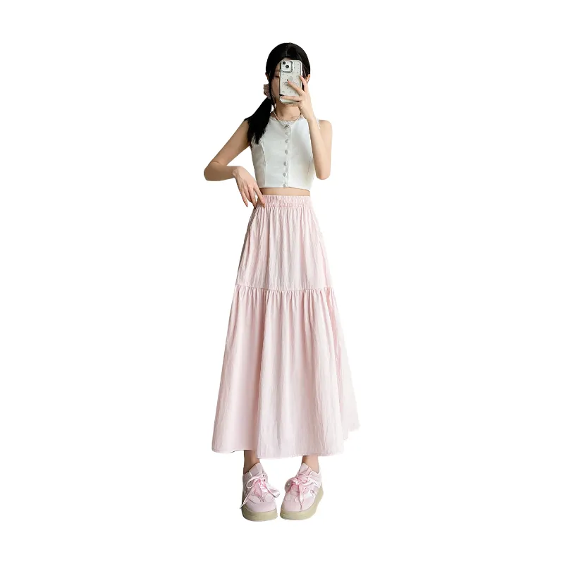 7 SEVFUN Casual Long Skirt Women's-3