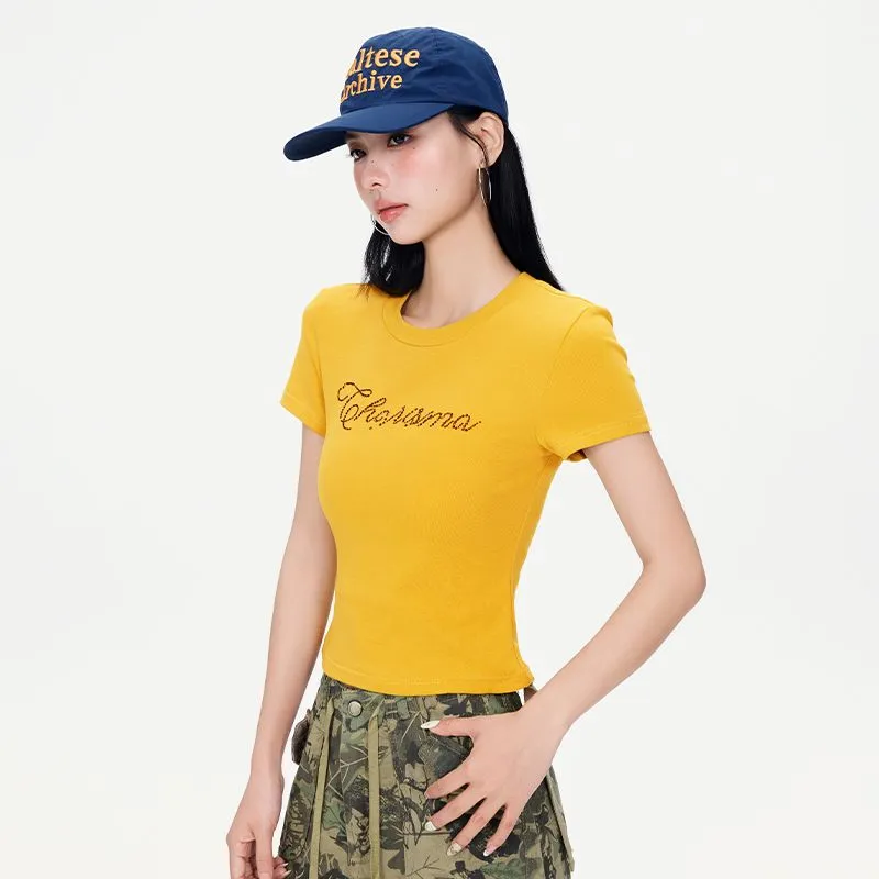 7 SEVFUN T Shirts Women's Yellow-1
