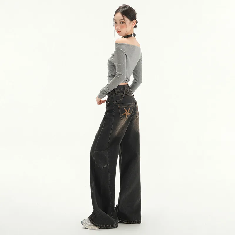 7 SEVFUN Jeans Women's Black Gray-4