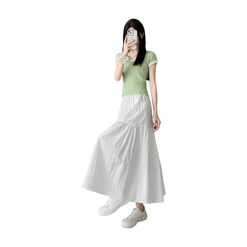7 SEVFUN Casual Long Skirt Women's-7