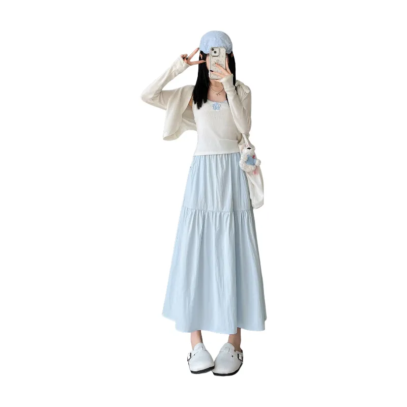 7 SEVFUN Casual Long Skirt Women's-11