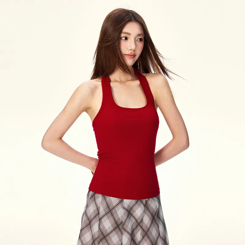 7 SEVFUN Tank Tops Women's Red-3