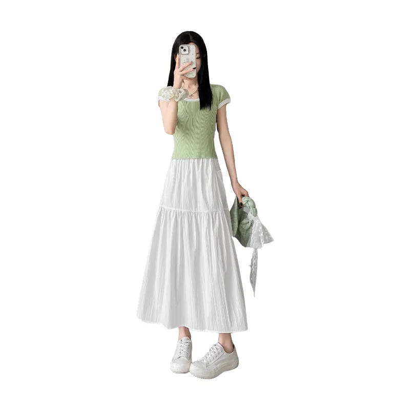 7 SEVFUN Casual Long Skirt Women's-6