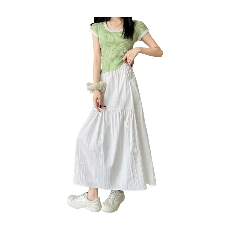7 SEVFUN Casual Long Skirt Women's-5