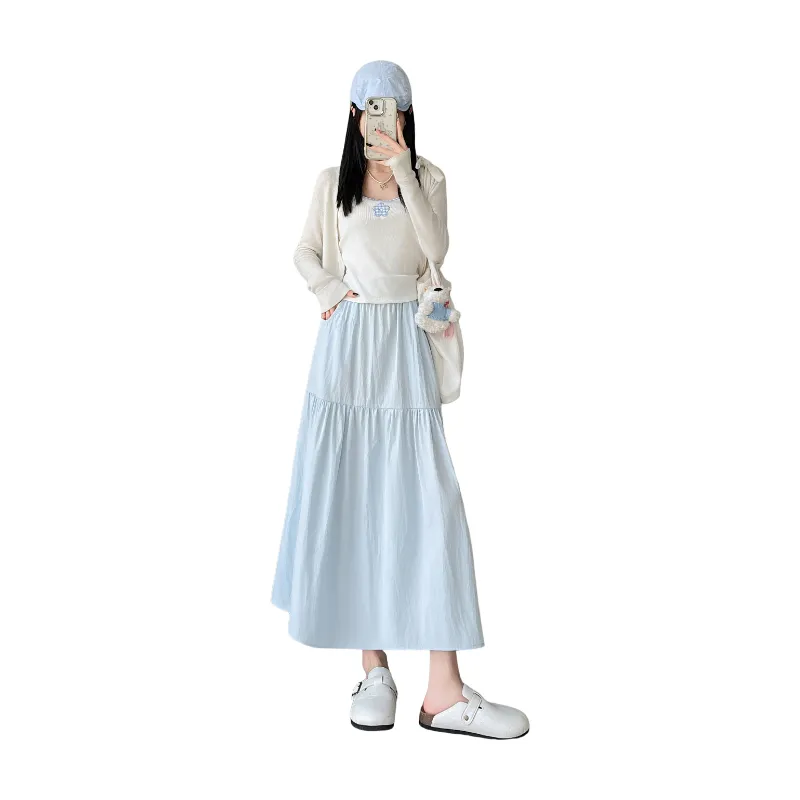 7 SEVFUN Casual Long Skirt Women's-10