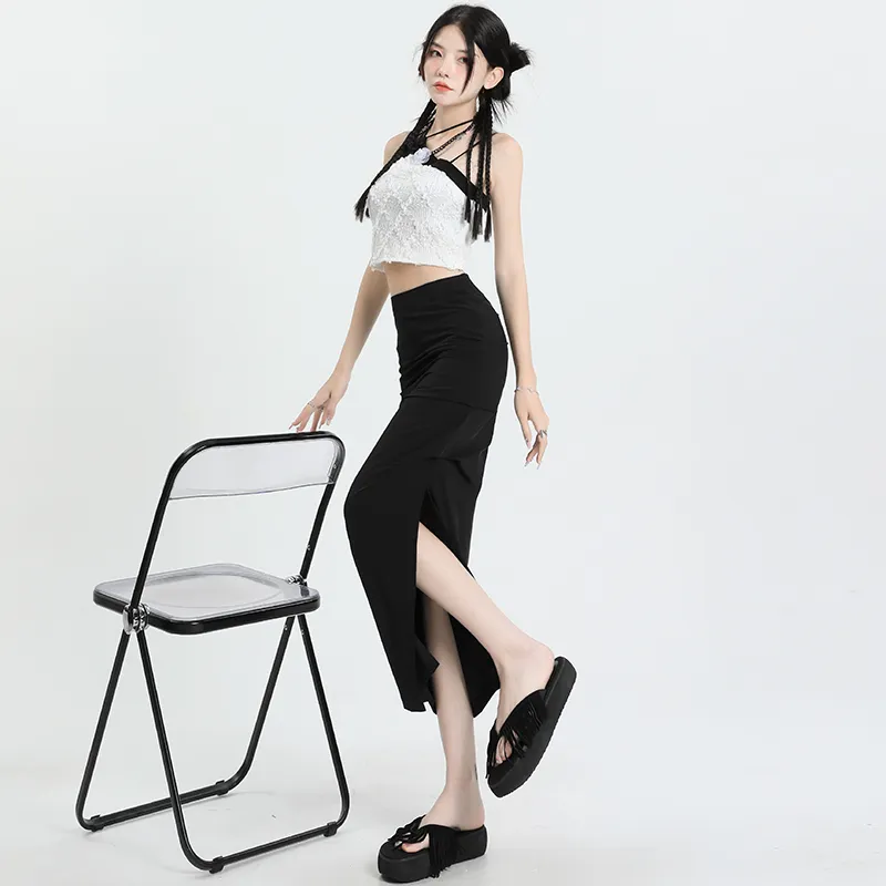 7 SEVFUN Casual Long Skirt Women's-3