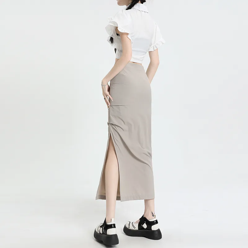 7 SEVFUN Casual Long Skirt Women's-6