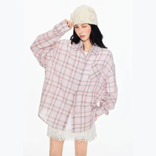 7 SEVFUN Shirt Women's Light Pink