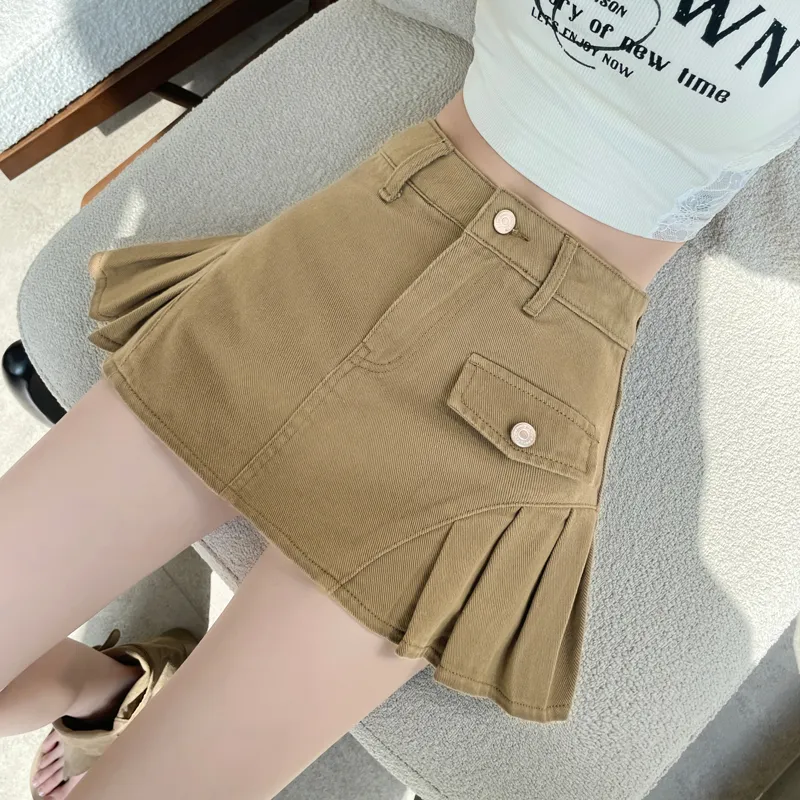 7 SEVFUN Denim Short Skirts Women's-7