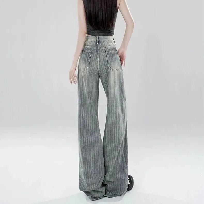 7 SEVFUN Jeans Women's Stripe Blue-4