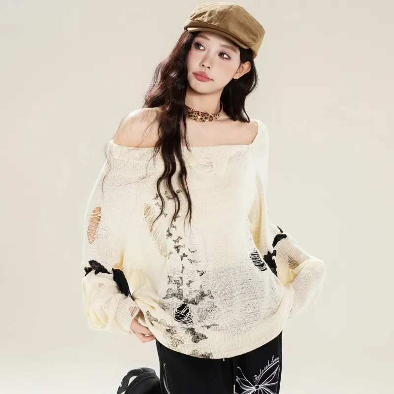 7 SEVFUN Trendy Versatile Fashion Sweater Women's Apricot-6