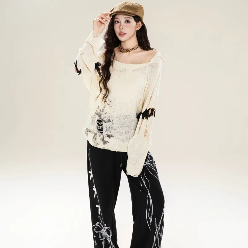 7 SEVFUN Trendy Versatile Fashion Sweater Women's Apricot-3