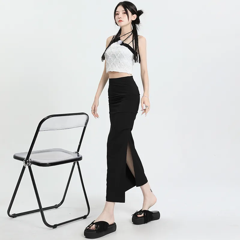 7 SEVFUN Casual Long Skirt Women's-4