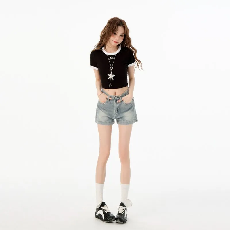 7 SEVFUN Denim Shorts Women's-2