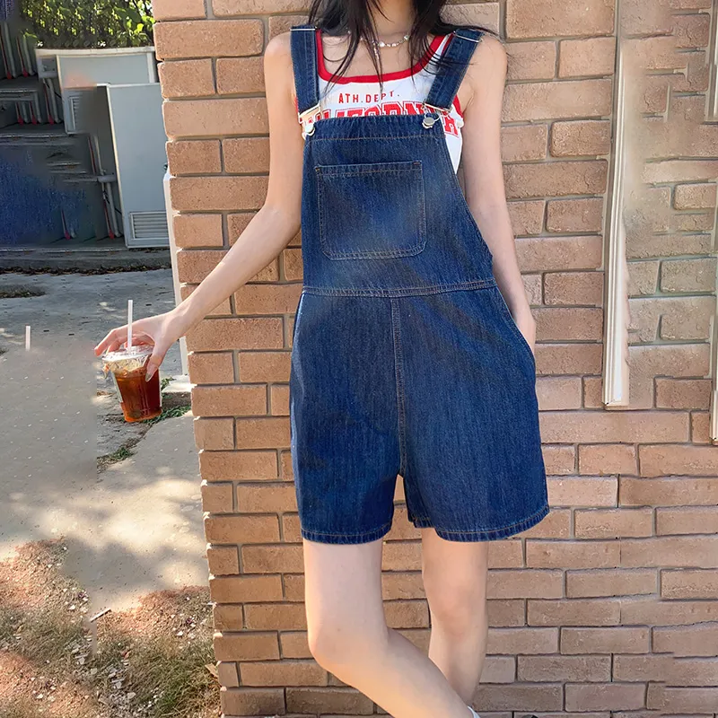 7 SEVFUN Denim Shorts Women's Dark Blue-2