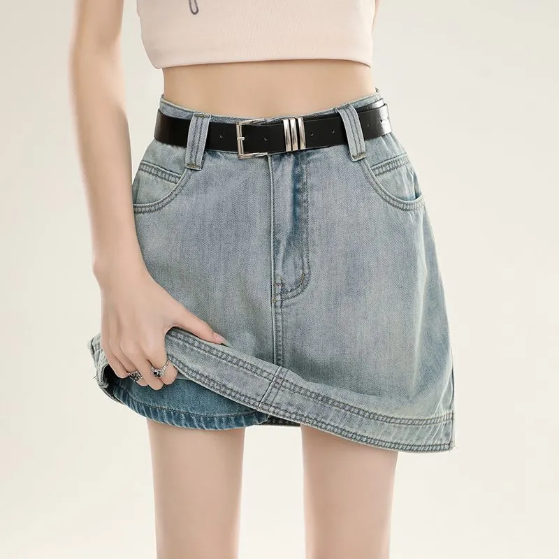 7 SEVFUN Denim Short Skirts Women's Light-1