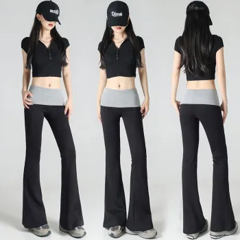 7 SEVFUN Casual Pants Women's Black